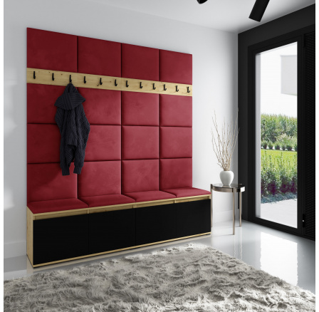 Predsieňová stena EMI 4, Trinity 24/Artisan+black