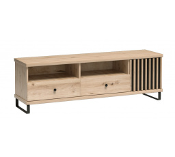 TV stolík CALI C-6, Artisan/čierny mat