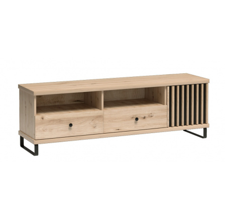 TV stolík CALI C-6, Artisan/čierny mat