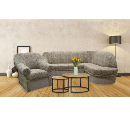 Rohová sedacia súprava + kreslo Sandra P Rosita 104