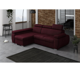 Rohová sedacia súprava Bodie ľavá vínová