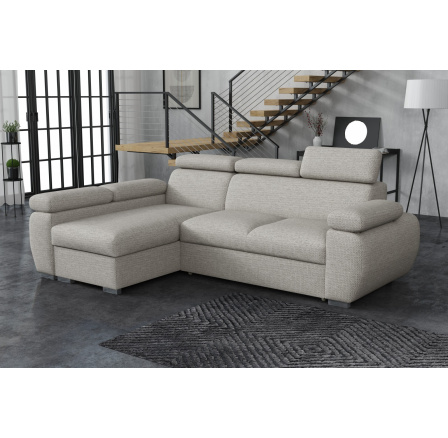 Pohovka Bodie left Aragon svetlo sivá