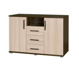 Komoda Inez R11 tmavý jaseň/svetlý jaseň