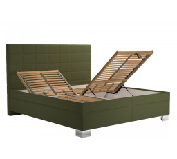 Posteľ Villy 180x200, zelená