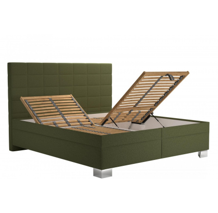 Posteľ Villy 180x200, zelená Posteľ Villy 180x200, zelená