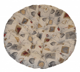 Vankúš na kreslo papasan 100 cm motív srdce LOVE