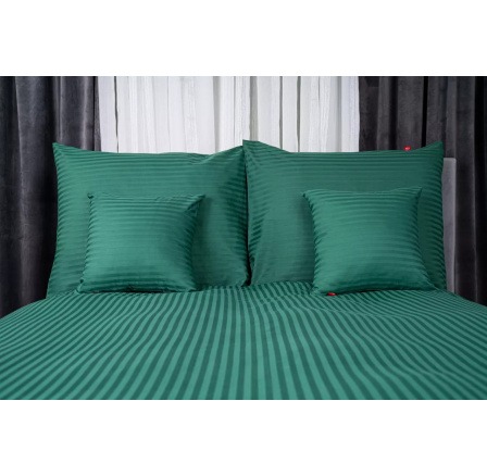 Obliečky bavlnené 100% tmavozelené (komplet) - 160 x 200