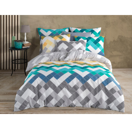 Bavlnená obliečka na vankúš Siesta green 50x50