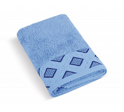Froté uterák Diamant 50x100cm 500g modrý
