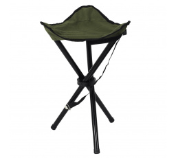 Skladacia rybárska/kempingová stolička khaki