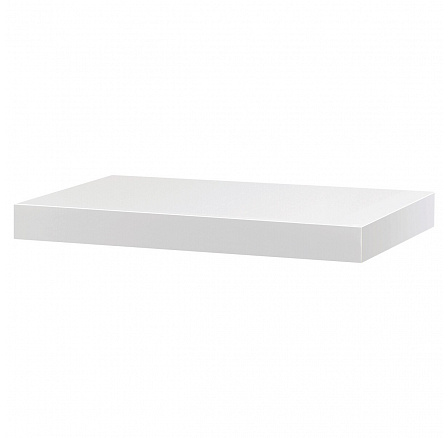 Nástenná polica 40 cm, MDF, matná biela, balená v ochrannej fólii Nástenná polica 40 cm, MDF, matná biela, balená v ochrannej fólii
