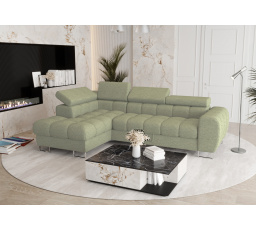 Súprava Rohová sedacia súprava ASPEN MINI 260x170 cm + Taburet 70 x 70 mätová WID31 - Rýchle doručenie