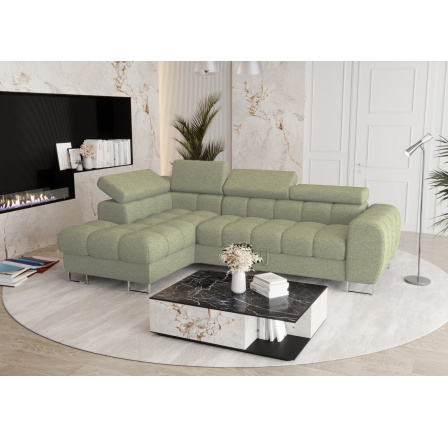 Súprava Rohová sedacia súprava ASPEN MINI 260x170 cm + Taburet 70 x 70 mätová WID31 - Rýchle doručenie Súprava Rohová sedacia súprava ASPEN MINI 260x170 cm + Taburet 70 x 70 mätová WID31 - Rýchle doručenie