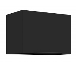 Horná skrinka SIENA - 50 GU-36 1F, Čierna mat/Čierna mat