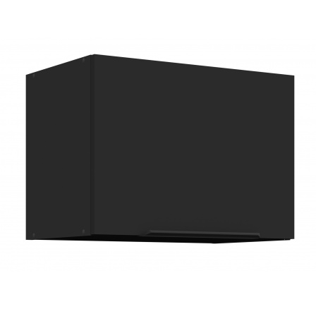 Horná skrinka SIENA - 50 GU-36 1F, Čierna mat/Čierna mat