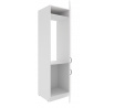 Kuchynská skriňa STILO - 60 LO-210 2F, Biela/Biela