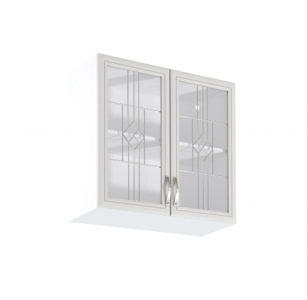 Kuchynská horná skrinka Sycylia G80S, biela