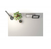 Písací stôl OFFICE 403/437, Biela/Silver grey