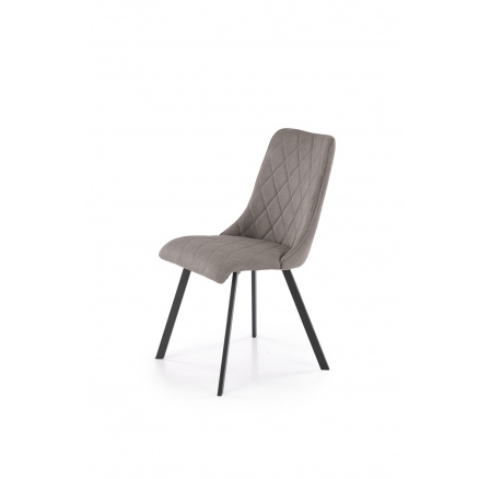 Jedálenská stolička K561, sivá/čierna