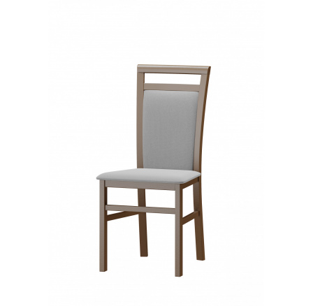 BAHAMY 101 (BELVEDER 101) - Jedálenská stolička - buk lakovaný nma orech /congo 732 - (SZ) (K150-Z)