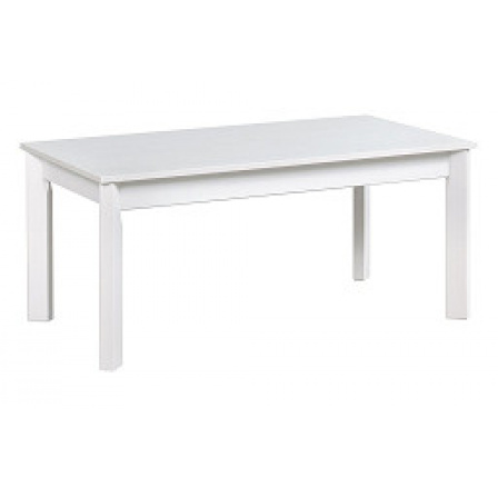LEONA 2 (LAWA 2) - konferenčný stolík - laminovaná biela doska / biele nohy - kolekcia "DRE" (K150)
