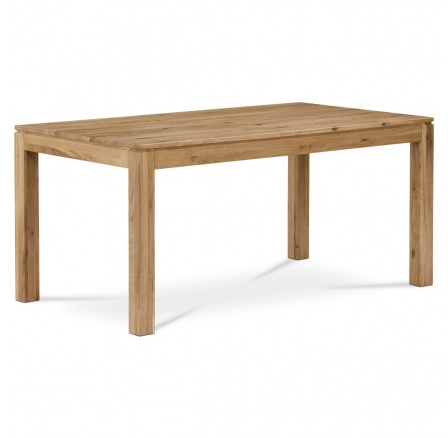 Jedálenský stôl 160x90x75 cm, dubový masív, povrchová úprava olejom