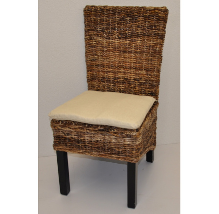 Kreslo Banny banánový list vankúš svetlo béžové zvýraznenia