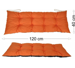 Podsedák 120x40 oranžový melír