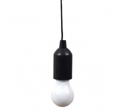 Lampa wisząca żarówka czarna