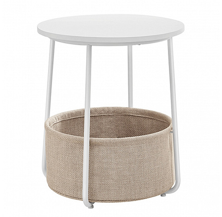 Odkládací stolek 45x45x50cm, mdf, bílá, AKF-E1023 WT Odkládací stolek 45x45x50cm, mdf, bílá, AKF-E1023 WT