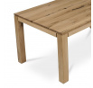 Stôl jedálenský 120x80 cm, masív dub, povrchová úprava olejom, nohy 8x8 cm