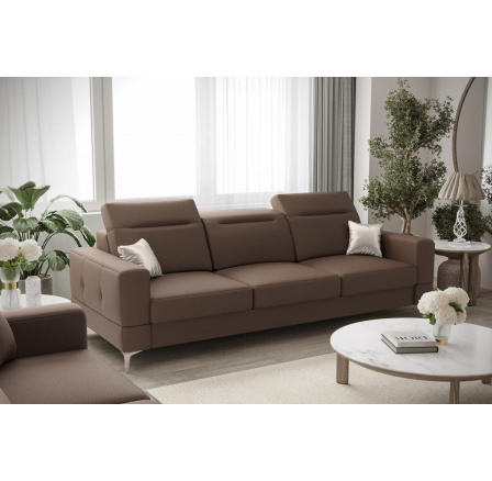 Sofa MALIBU III 245 cm prírodná koža - Koža cappuccino