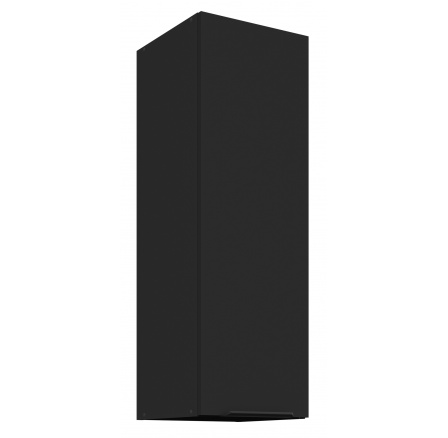 Horná skrinka SIENA - 30 G-90 1F, Čierna mat/Čierna mat