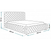 Postel B15 R 180x200, Kronos 09
