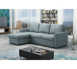 Rohová sedacia súprava Tomáš modro-sivá