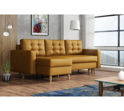 Rohová sedacia súprava Anabel UNI žltá