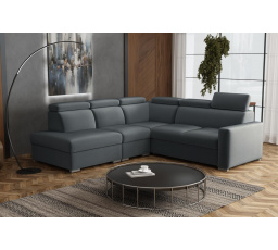 Sedacia súprava Petrit VIII ľavá Paros tmavo sivá