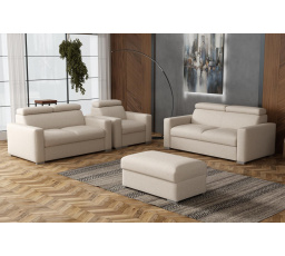 Sedacia súprava Petrit 3+2+1+taburet Aragon béžová