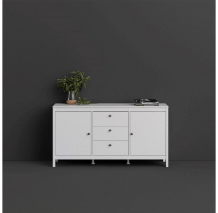 Komoda REAL 2d3s, Biela Komoda REAL 2d3s, Biela