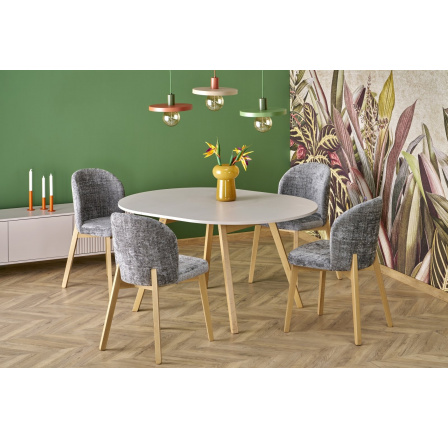 Jedálenský stôl RUBEN, kašmír/prírodný