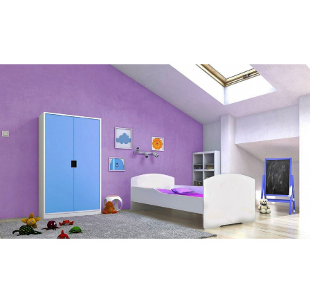 Posteľ s matracom PEPE 160x80 Biela Posteľ s matracom PEPE 160x80 Biela