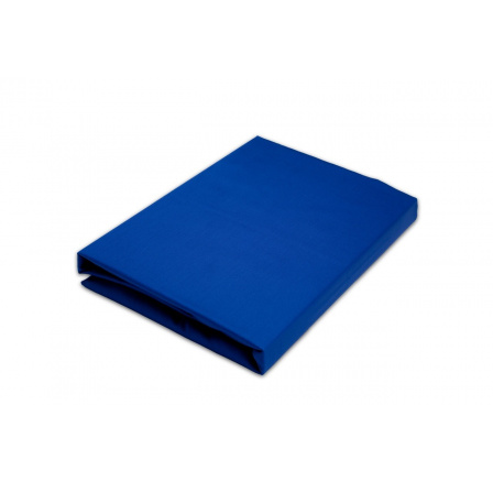 Napínacia saténová plachta tmavomodrá 180x200 dvojlôžko