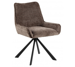 Otočné kreslo Eddie hnedé Juto 24