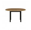 Rozkladací stôl dub zlatý craft/čierny 100140x100 ST3-FXJG
