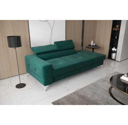 Sofa TOSCANIA II S LEŇOŠKOU 205 cm - zelená, Leňoška vpravo - pravá strana Sofa TOSCANIA II S LEŇOŠKOU 205 cm - zelená, Leňoška vpravo - pravá strana