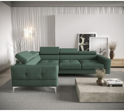 Rohová sedacia súprava TOSCANIA 250x180 - ľavá, olivová