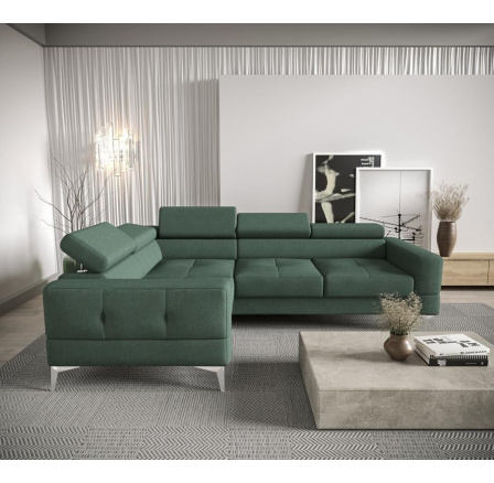 Rohová sedacia súprava TOSCANIA 250x180 - ľavá, olivová