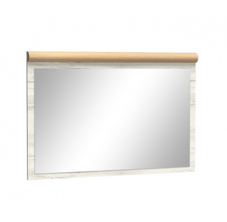 Zrkadlo KORA K-14, kraftovo biela/kraftovo zlatá