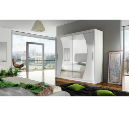 Šatní skriňa BERGER IX, Biela