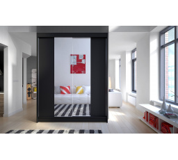 Šatní skriňa CAMILA II 150, Čierna